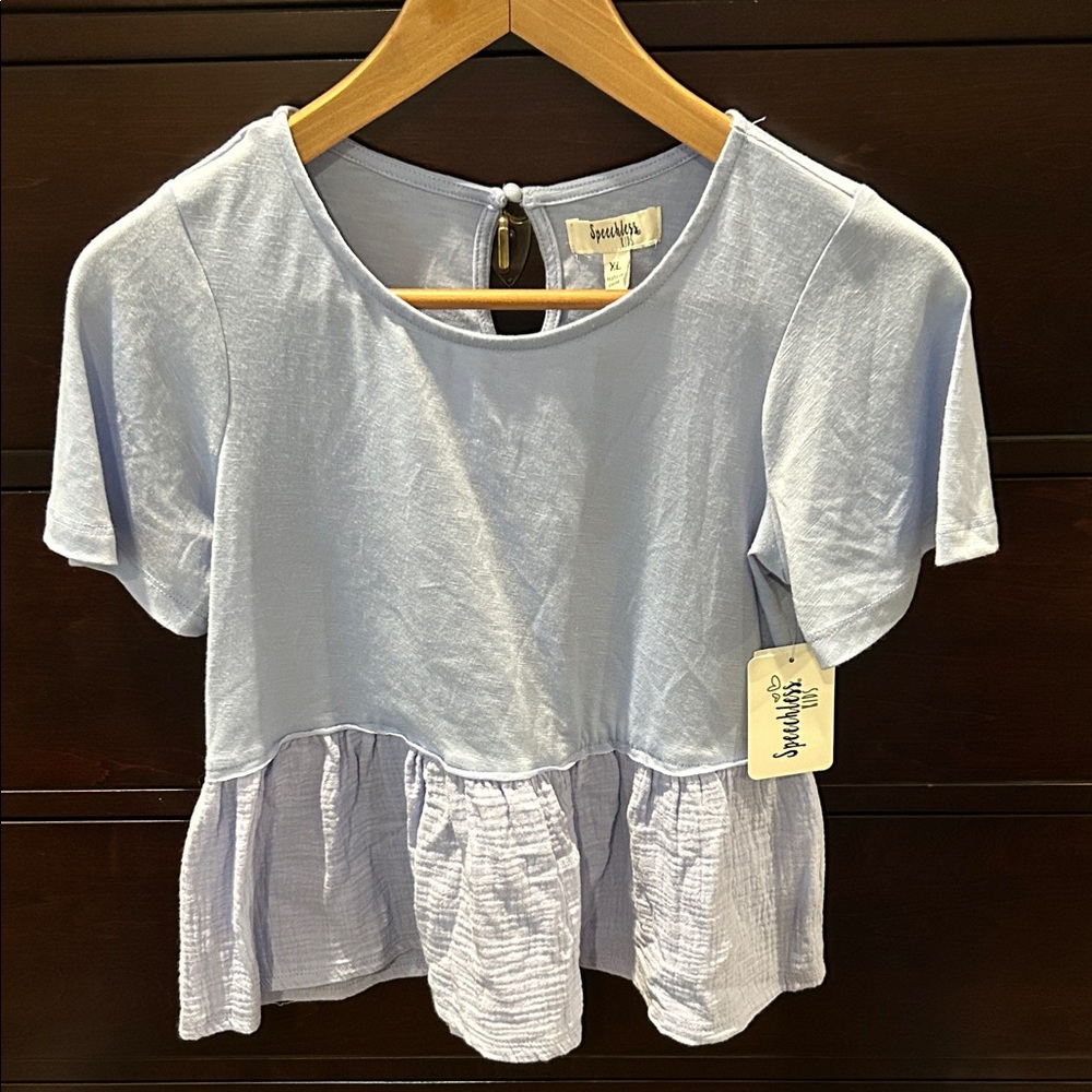 NWT peplum top